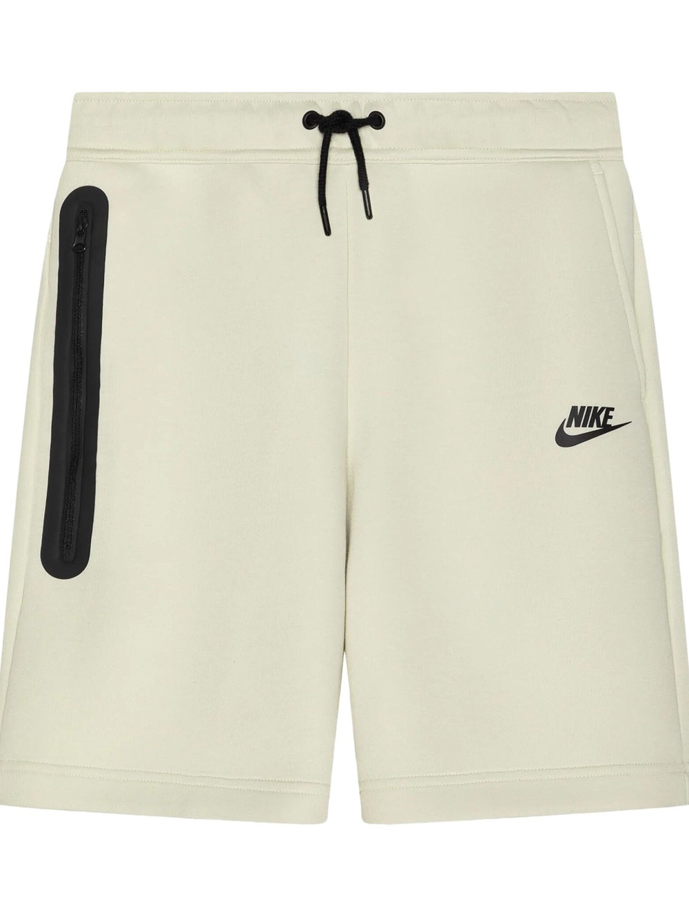Nike Tech Boys Cream Athletic Shorts with Black Accents. YL - Picture 3 of 8
